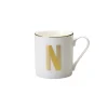 Bitossi Home Mug Lettera N 9,3 O 8,6 Cm- Tazze E Tazzine