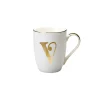 Bitossi Home Mug Lettera V 10,3 O 8,2 Cm- Tazze E Tazzine