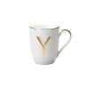 Bitossi Home Mug Lettera Y 10,3 O 8,2 Cm- Tazze E Tazzine