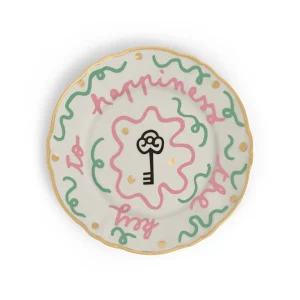 Bitossi Home Piatto D. 16,5 Key To Hapiness- Piatti