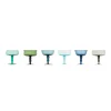 Bitossi Home Set 6 Coppette Forme Assortite - Texture Nuance Blu/Verde- Piatti E Coppe
