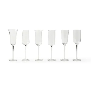 Bitossi Home Set 6 Flute Forme Assortite- Bicchieri